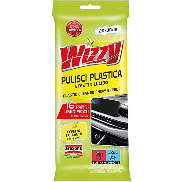 AREXONS Wizzy Panni Pulisci Plastica Lucido - AREXONS